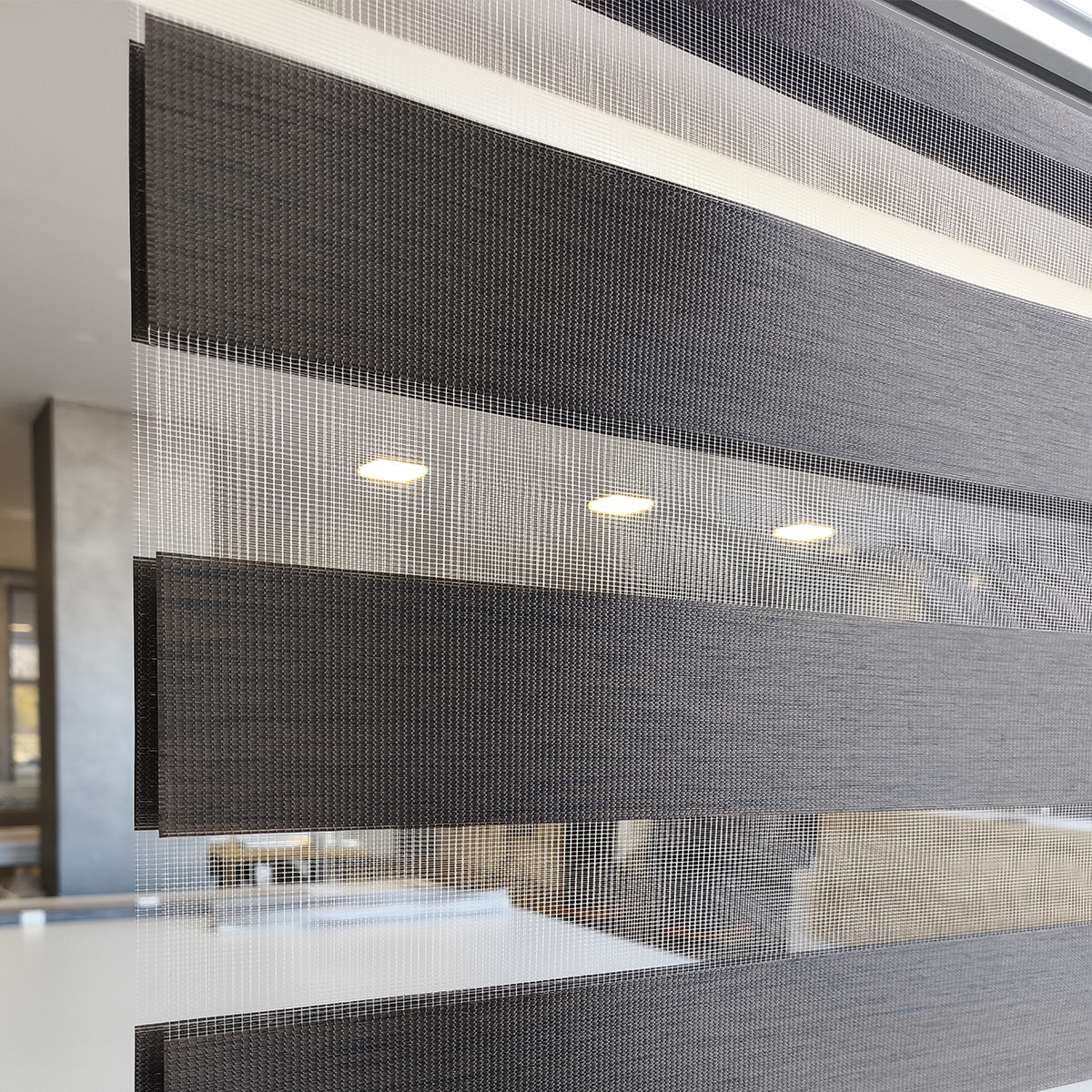 Διπλό ρόλερ Zebra 87-V6 Καφέ 